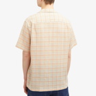 Portuguese Flannel Men's Plaid Crepe Vacation Shirt in Multi