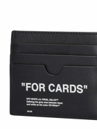 OFF-WHITE - "for Cards" Leather Card Holder
