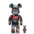 Medicom BE@RBRICK Life Magazine 100% & 400% in Multi