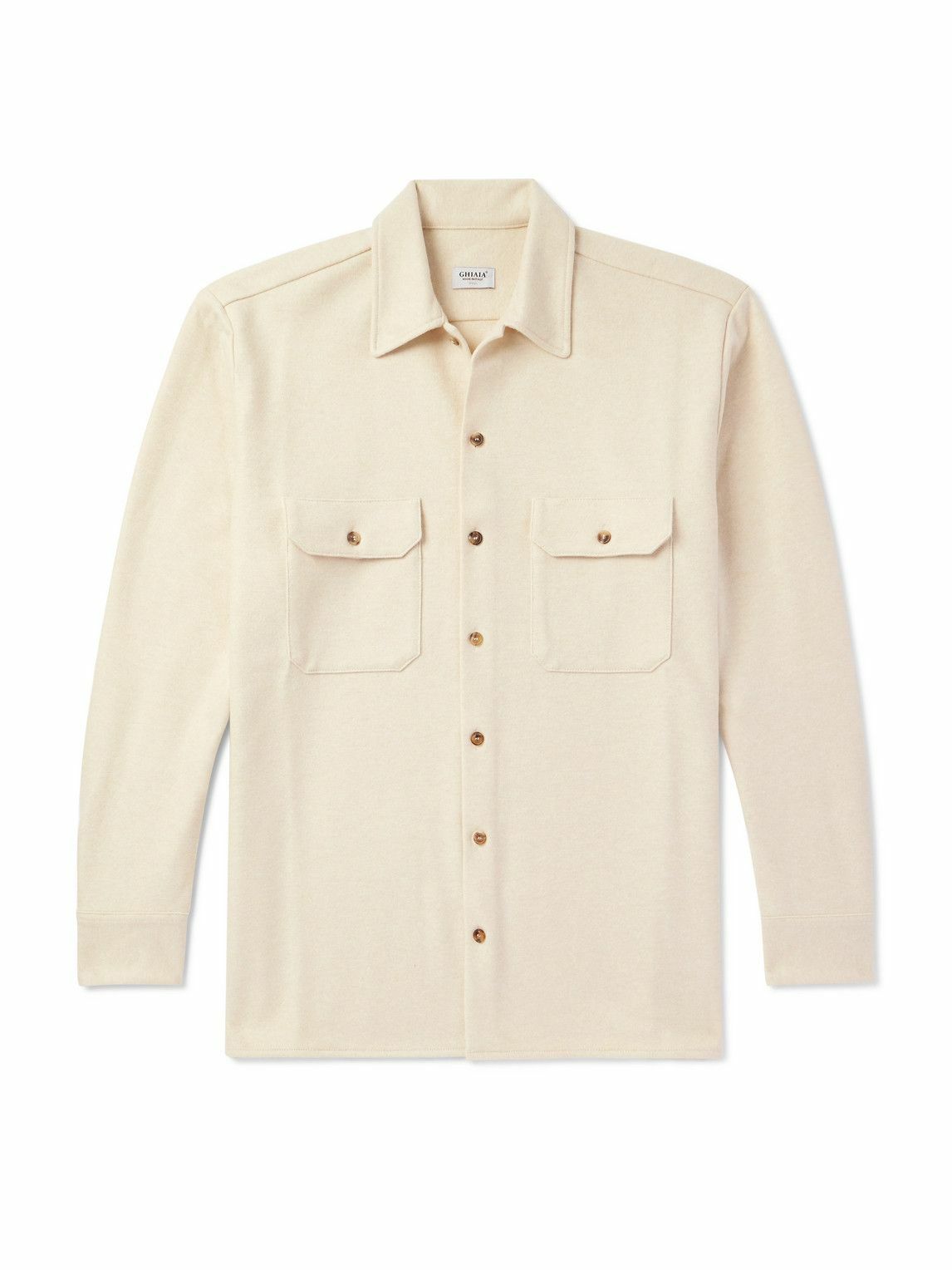 Ghiaia Cashmere - Wool Overshirt - Neutrals