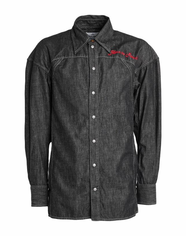 Photo: Vivienne Westwood Mens Denim shirt in Black