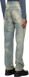 Diesel Blue 2020 D-Viker Straight Jeans