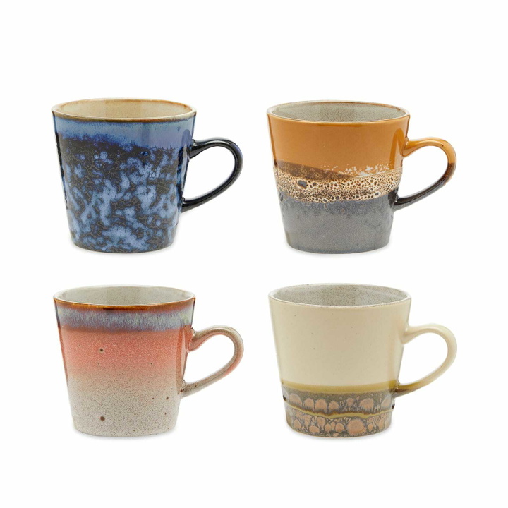 Photo: HKliving Americano Mugs - Set of 4 in Assorted 