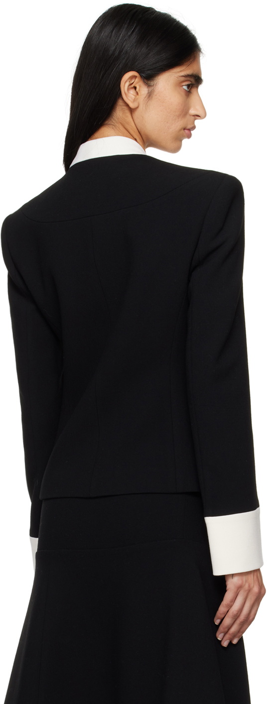 KIMHĒKIM Black & Off-White Button Blazer