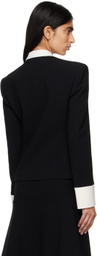 KIMHĒKIM Black & Off-White Button Blazer