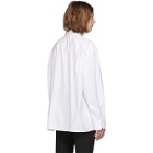 Raf Simons White Cropped Punkette Shirt