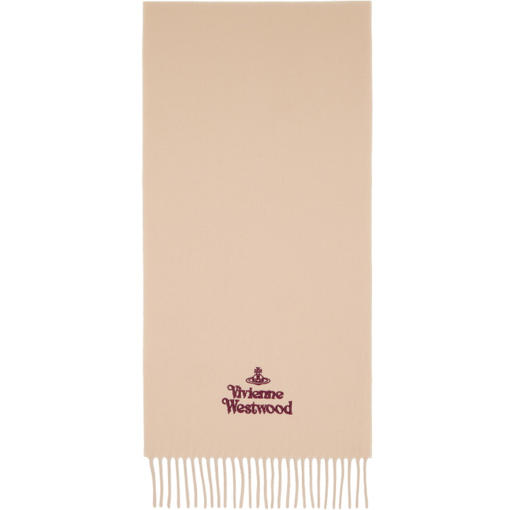 Photo: Vivienne Westwood Beige Embroidered Scarf
