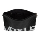 Versus Black and White Logo Zip Pouch