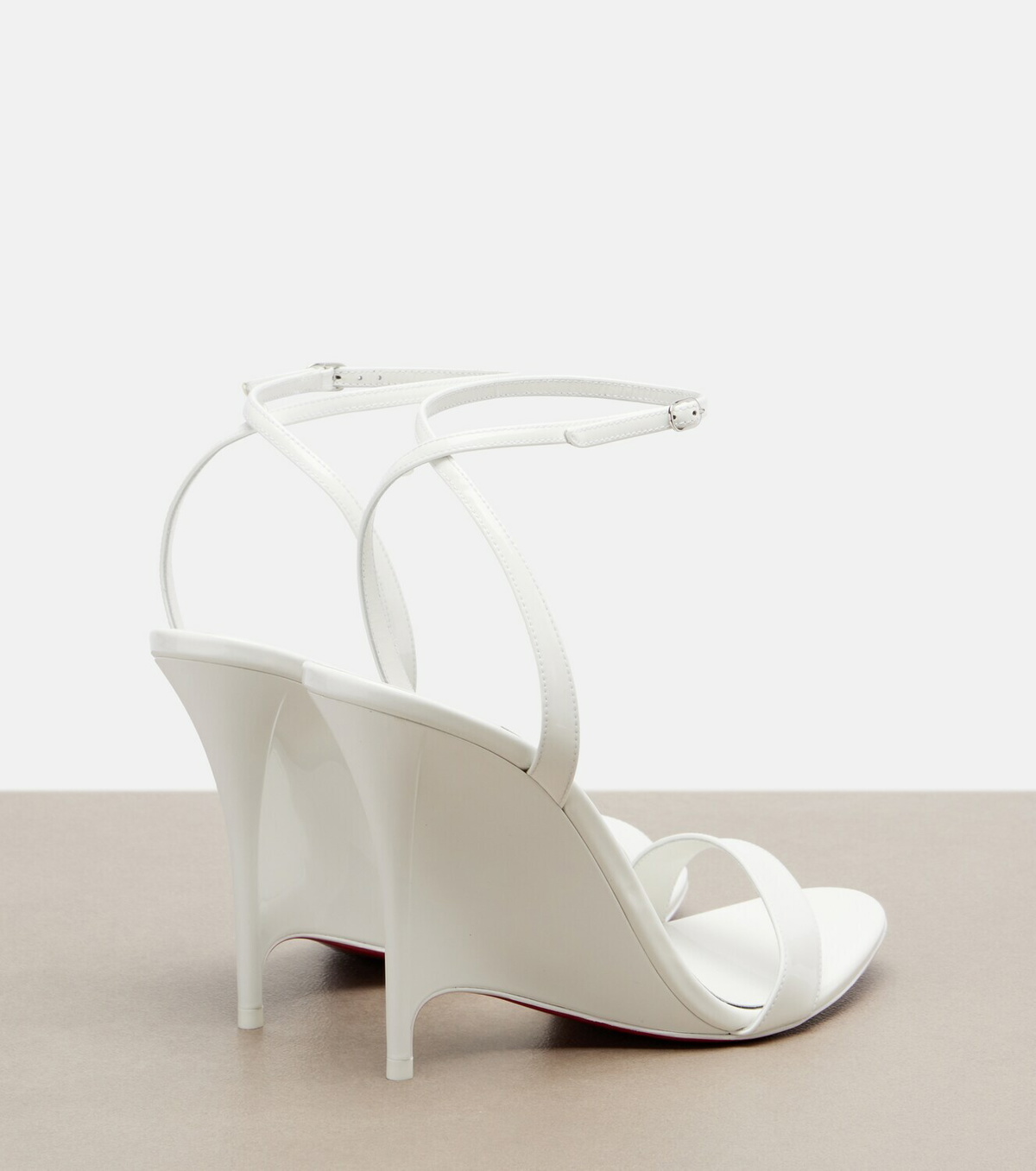 Christian Louboutin Miss Z patent leather wedge sandals