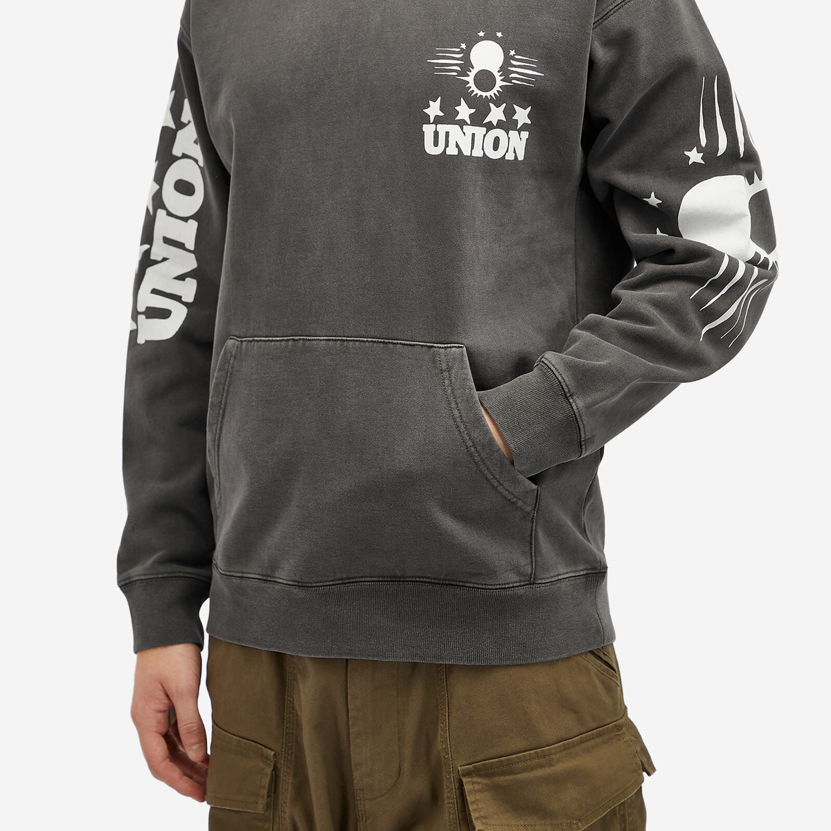 Union LA Men's Movement Hoodie in Vintage Black