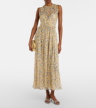 Ulla Johnson Kasia floral silk chiffon maxi dress