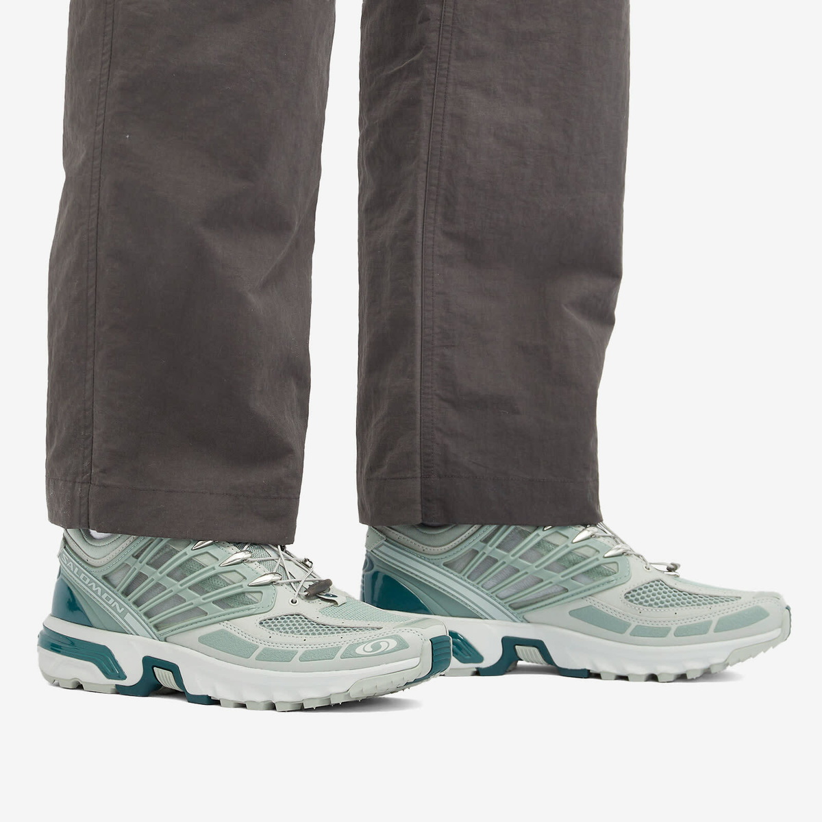 Salomon Men's Acs Pro in Green Milieu/Metal/Sea Moss Salomon