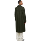 Gucci Green Wool Tailored Loden Coat