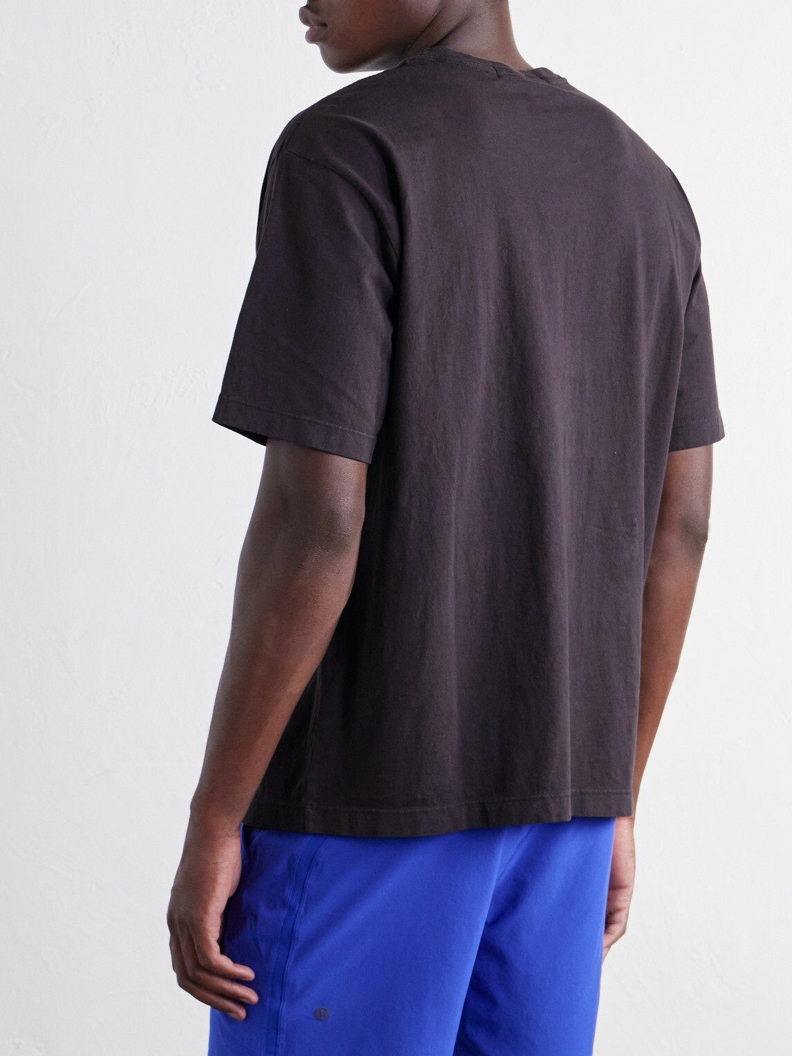 DISTRICT VISION - California Printed Cotton-Jersey T-Shirt - Black