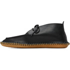 LEMAIRE Black Vegetable-Tanned Leather Desert Boots
