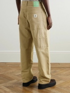 AGOLDE - RSVP Ewing Straight-Leg Cotton-Twill Carpenter Trousers - Neutrals