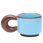 Damson Madder Women's Chubby Coffee Cup in Blue 