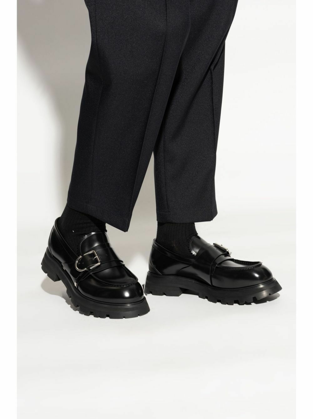 Alexander McQueen Wander レザーローファー Women's Wander Loafer in Black | Alexander McQueen US