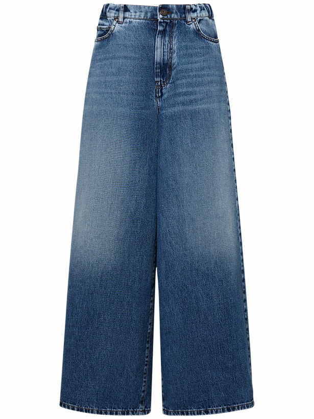 Photo: WEEKEND MAX MARA Abitata High Rise Denim Wide Jeans