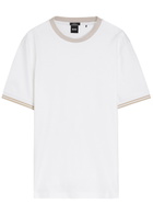Boss Tessler Cotton T-shirt White