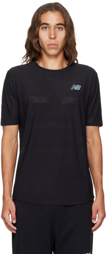 Photo: New Balance Black Q Speed T-Shirt