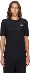 New Balance Black Q Speed T-Shirt