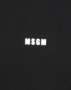 Msgm Mens Sweatshirt in Black