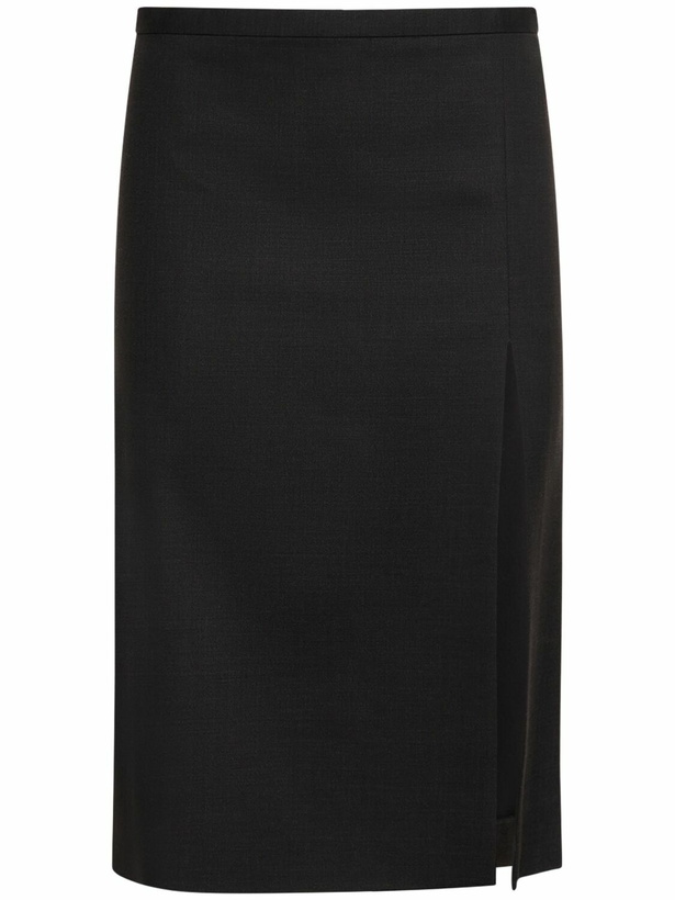 Photo: PHILOSOPHY DI LORENZO SERAFINI Tropical Wool Blend Pencil Skirt