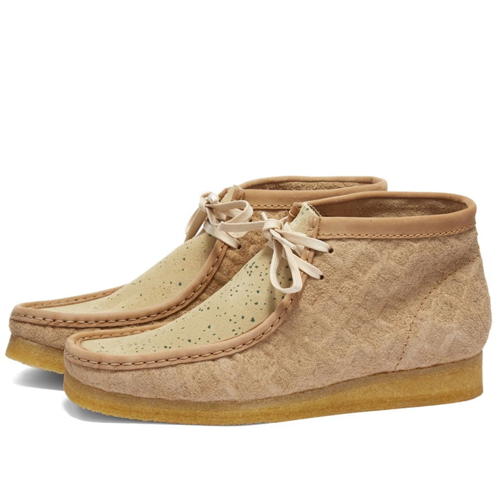 Photo: Clarks Originals x Sweet Chick Wallabee in Natural/Green