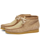Clarks Originals x Sweet Chick Wallabee in Natural/Green