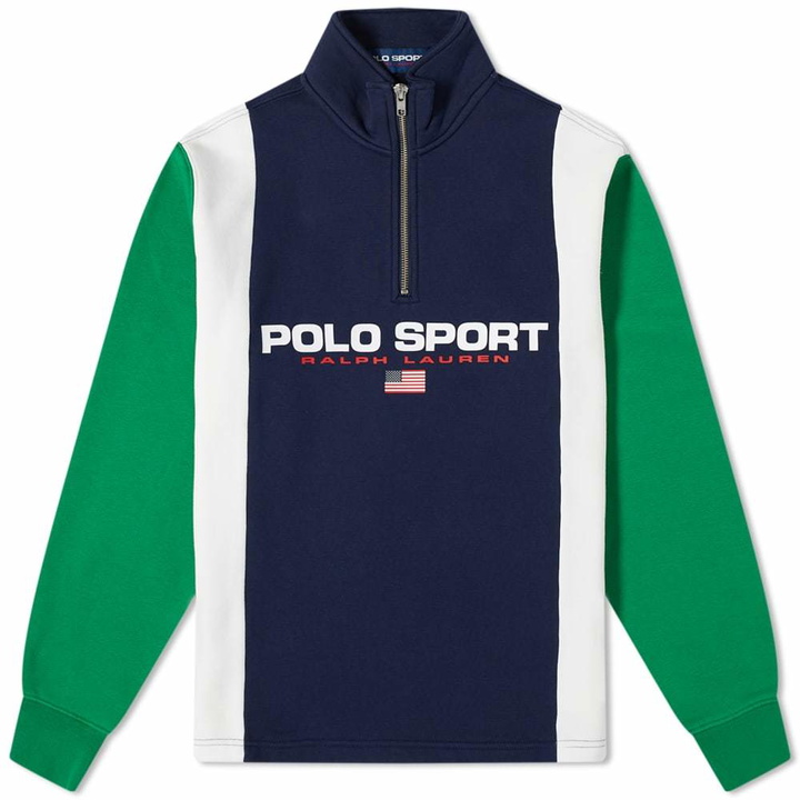 Photo: Polo Ralph Lauren Polo Sport Vertical Stripe Quarter Zip Sweat