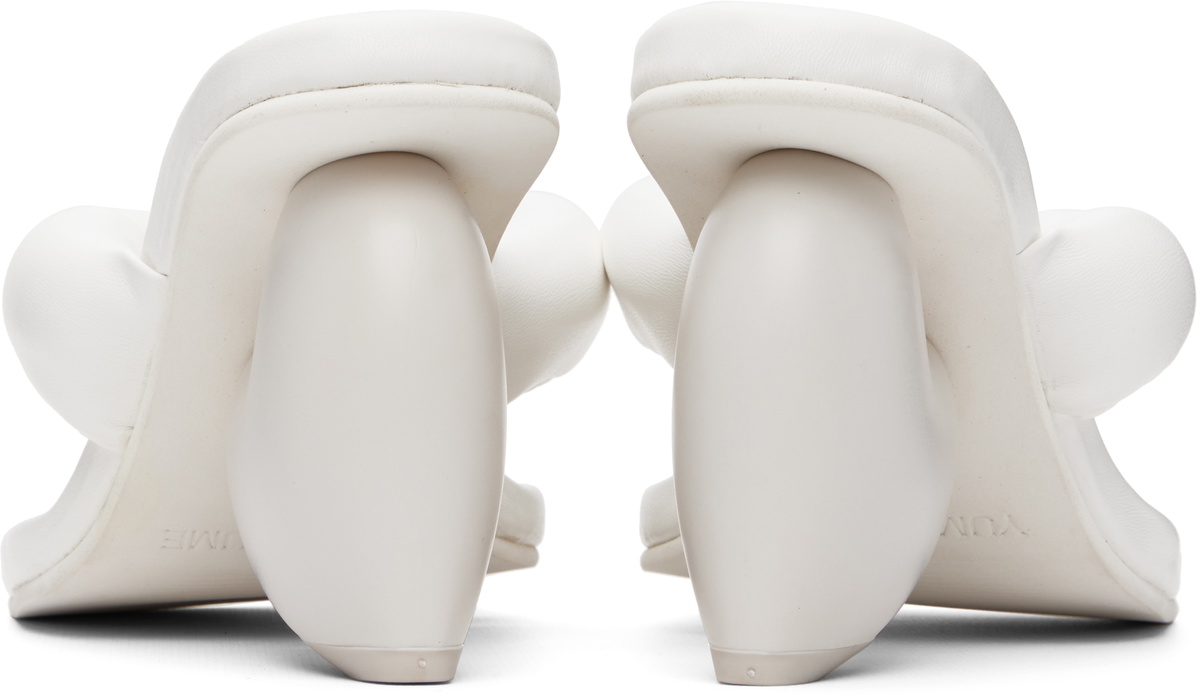 YUME YUME White Love Mule Sandals