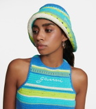 Ganni - Crochet cotton bucket hat