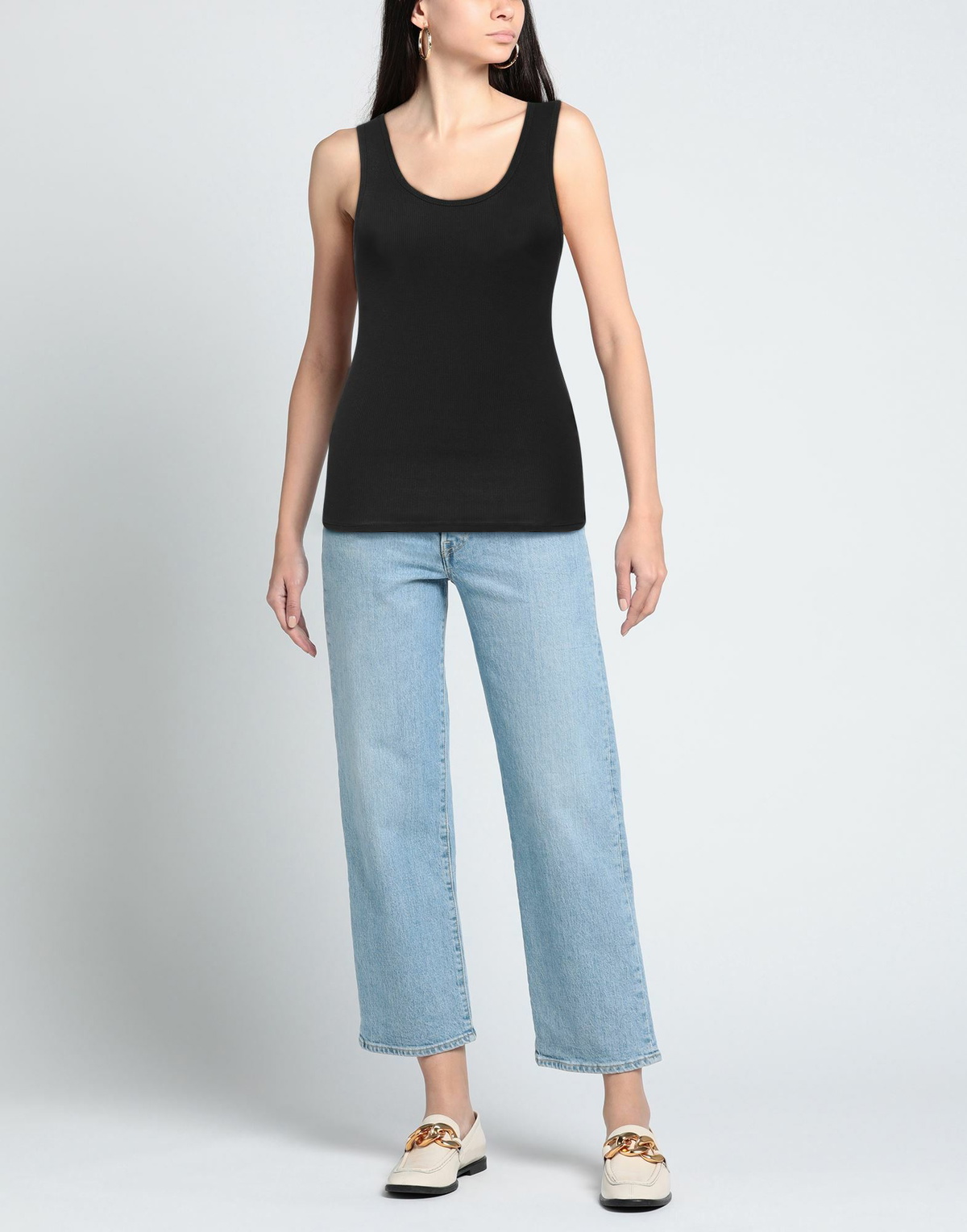 Wardrobe. nyc Womens Tank top in Black