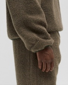 Thisisneverthat X GORETEX WINDSTOPPER Wool Fleece Crewneck Brown Mens Sweatshirt