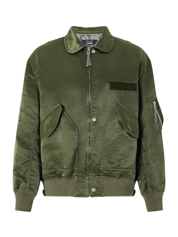 Photo: COMME DES GARÇONS HOMME - Cotton-Blend Twill Jacket - Green