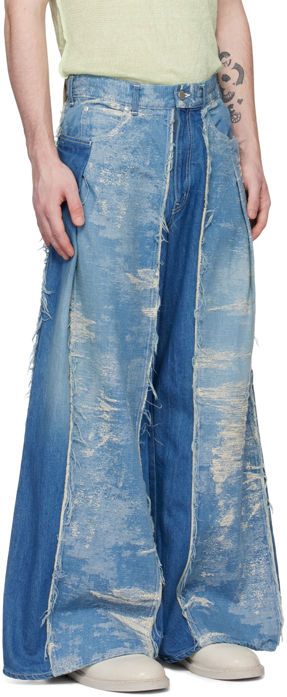 TAAKK Blue Wide-Leg Jeans