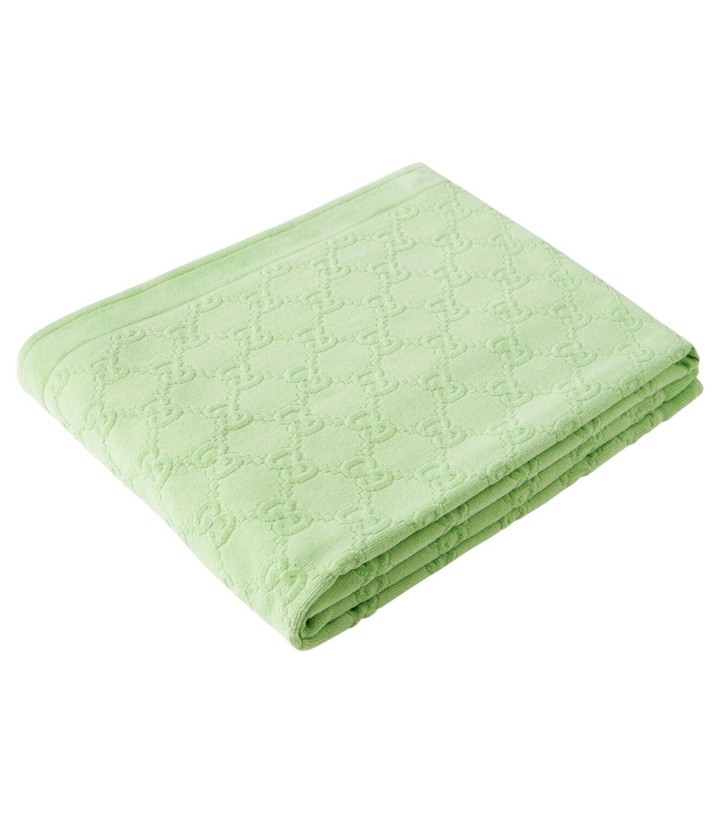 Photo: Gucci GG cotton beach towel