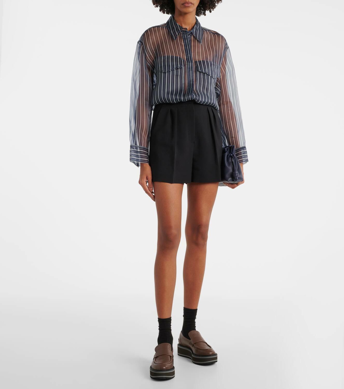 Clergerie Bahati leather platform loafers