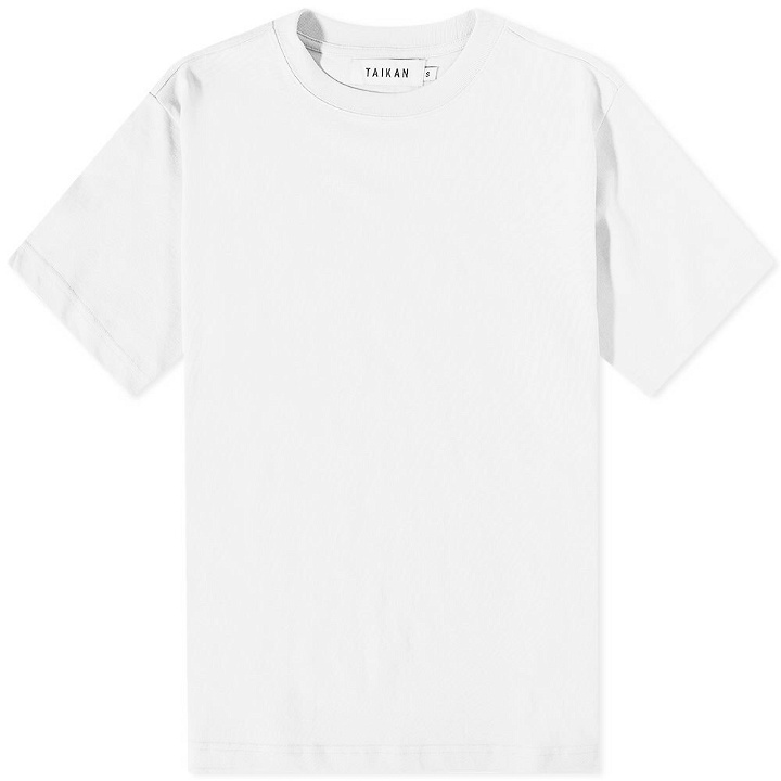 Photo: Taikan Men's Plain Heavyweight T-Shirt in White