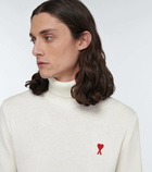 Ami Paris Ami de Cœur turtleneck wool sweater