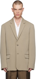 The Row Taupe Eligio Blazer