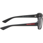 Prada Eyewear Black Linea Rossa Sunglasses