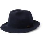 Borsalino - Wool-Felt Trilby Hat - Blue