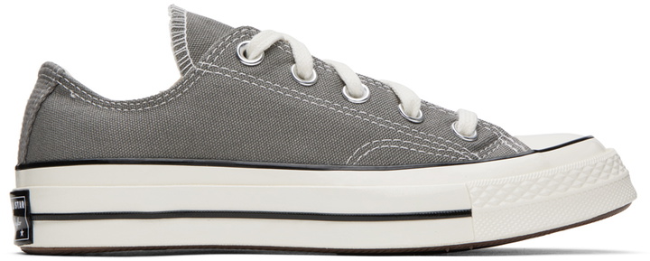 Photo: Converse Gray Chuck 70 Vintage Canvas Sneakers