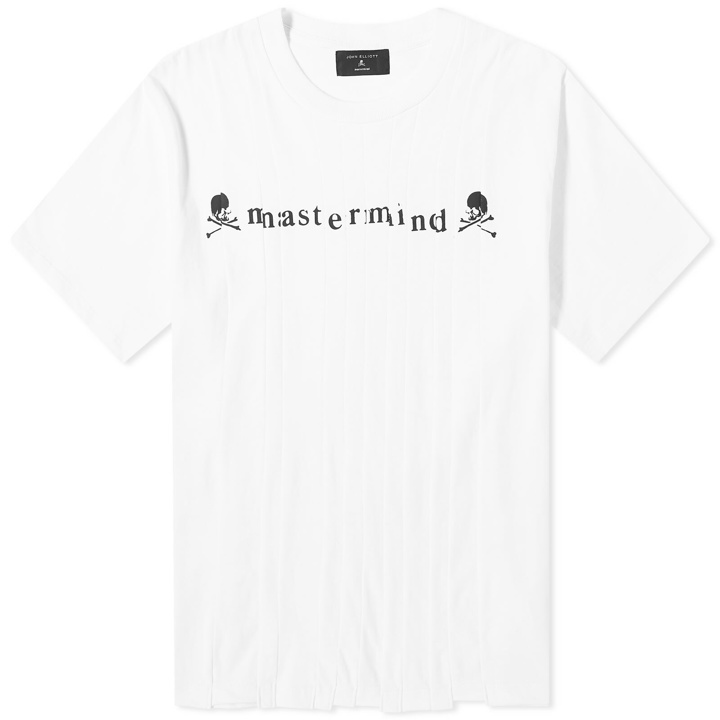 Photo: John Elliott Men's x MASTERMIND JAPAN Shredded T-Shirt in White