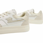 Stepney Workers Club Men's Pearl S-Strike Leather Sneaker in Spring White
