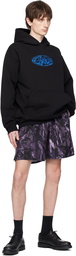 Dime Black Globe Hoodie