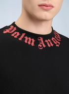 Palm Angels Neck Logo Sweatshirt