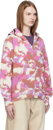 BAPE Pink Map Camo Shark Full Zip Hoodie